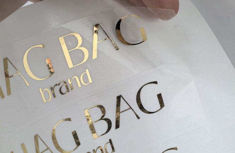 Прозрачная пленка + фольгирование